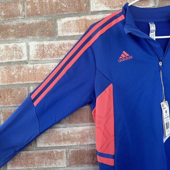 NWT Adidas Condivo Predator Soccer Track Jacket Medium Blue - Picture 6 of 8